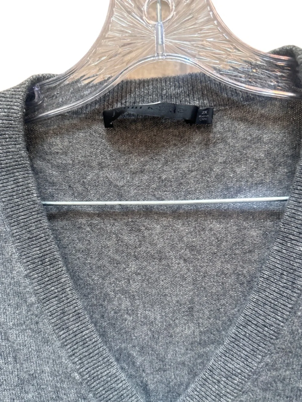 Jenni Kayne Dark Gray 100% Cashmere Sweater - Women's 2X